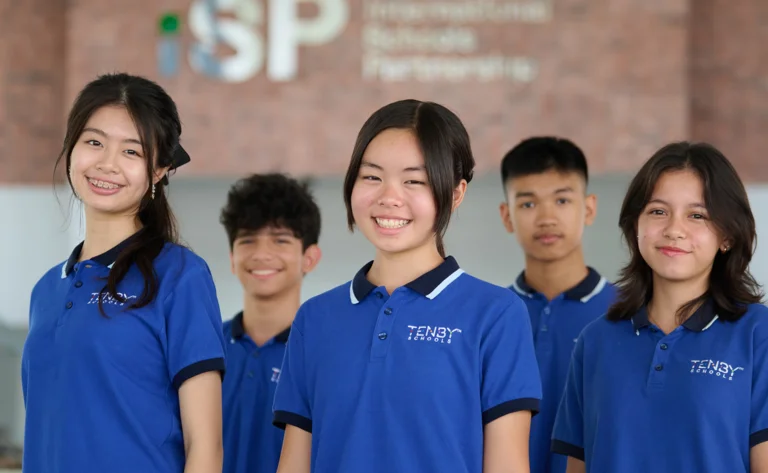 Tenby Schools secondary students smiling
