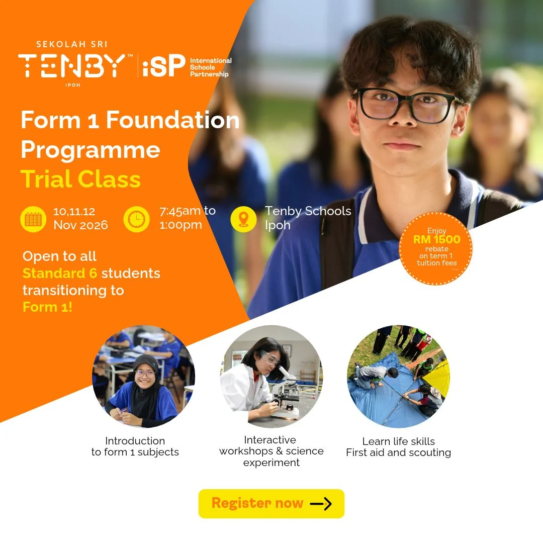 FREE Form 1 Foundation Programme Trial Class – Get Ready for Secondary School!