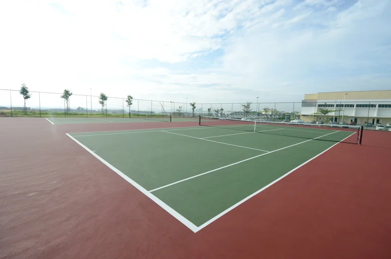 Tenby Schools tennis court