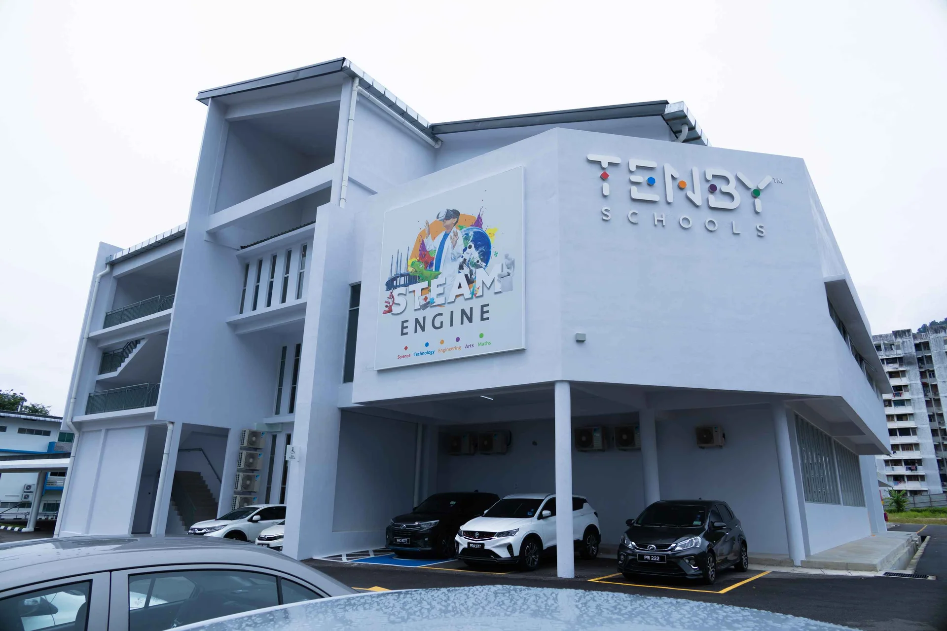 View of the Tenby Schools Penang campus from the outside