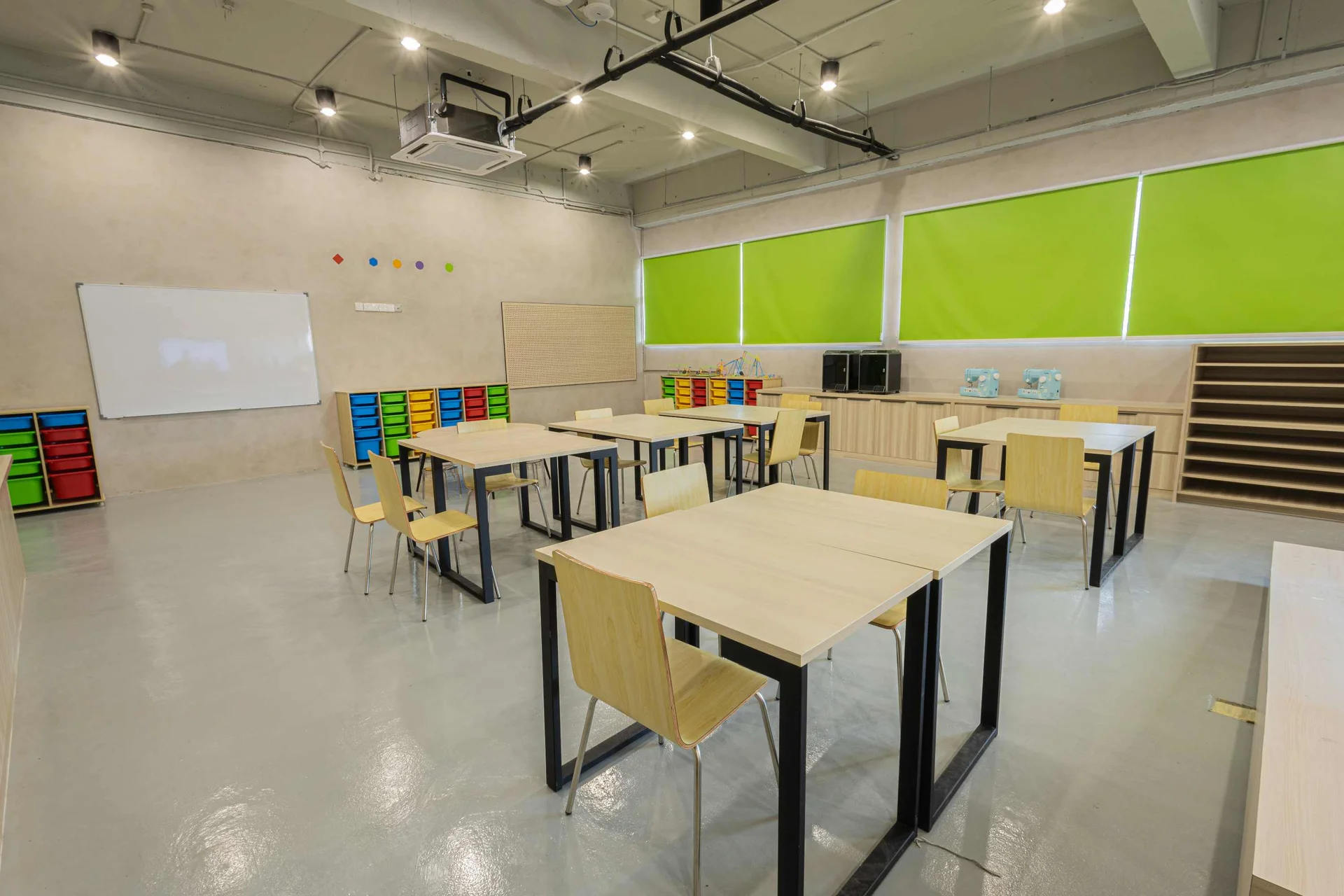 Empty classroom