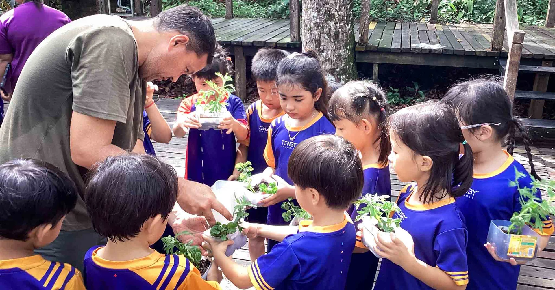 Milepost 1 Students Explore the Wonders of the Rainforest at Tropical Spice Garden