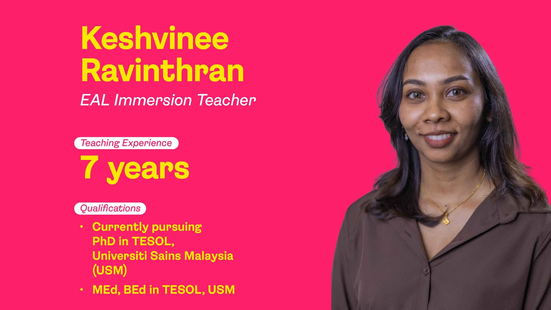Meet the New Teachers Joining Tenby Schools Penang