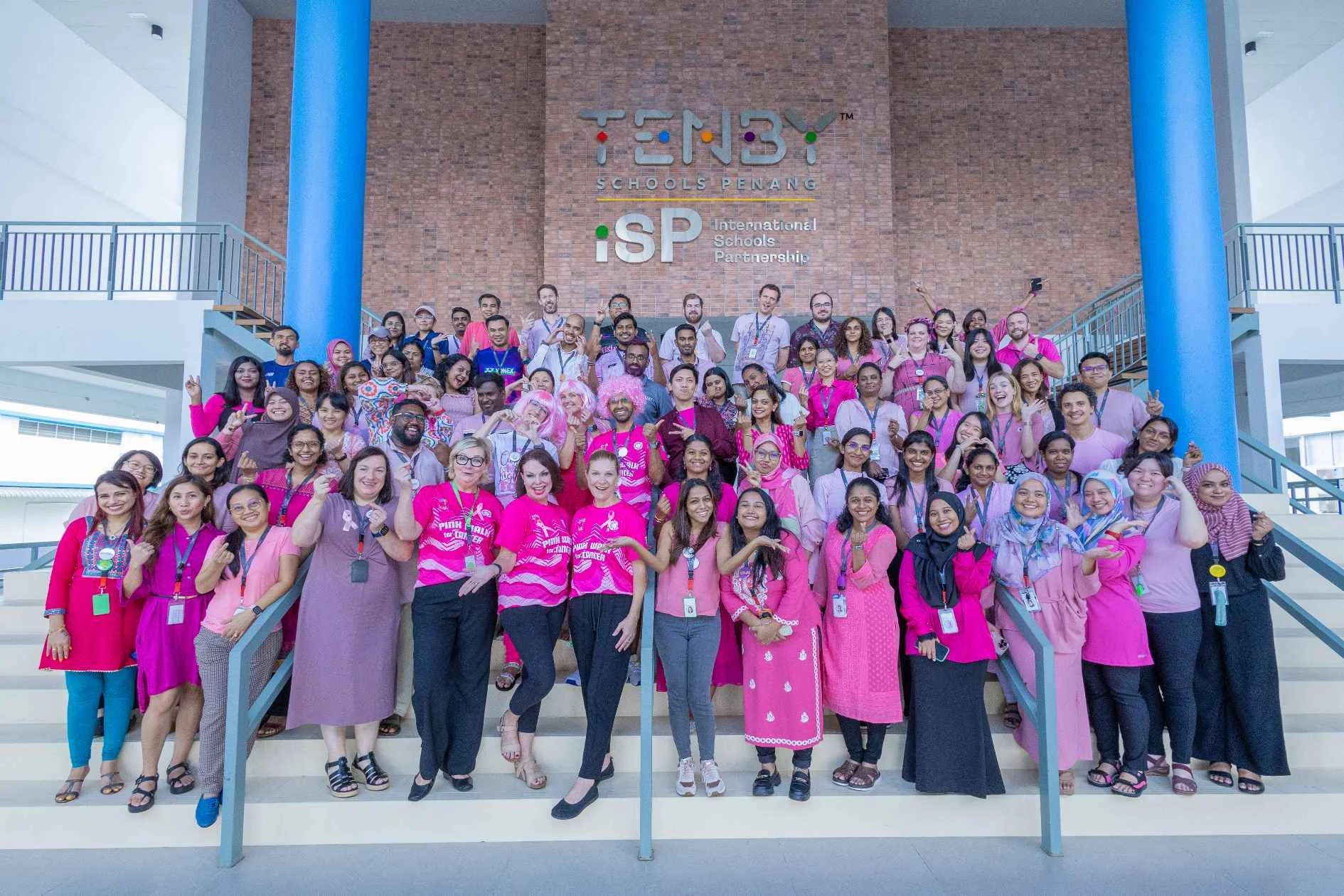 Tenby Penang learners take action for breast cancer awareness