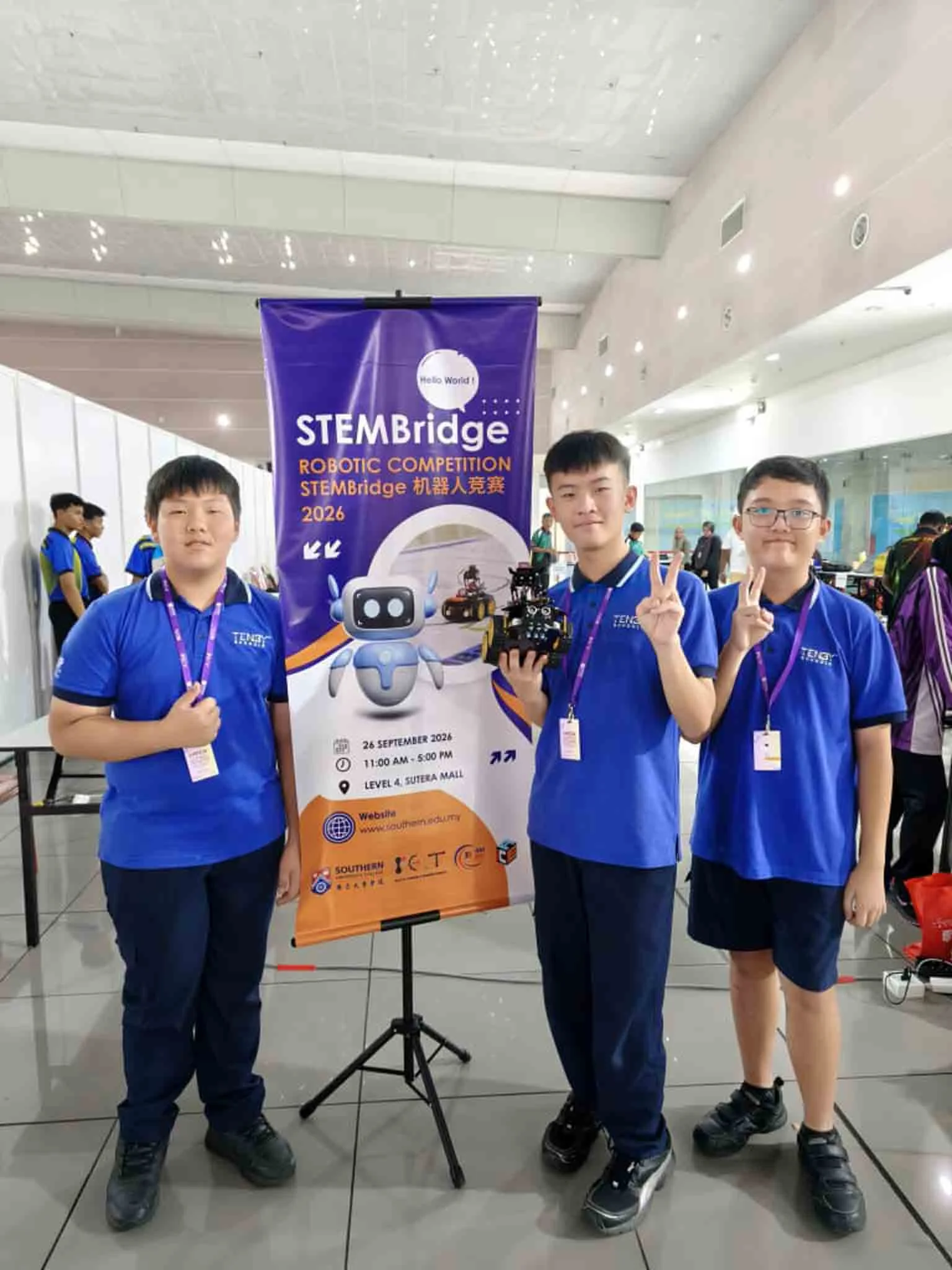 Tenby Setia Eco Gardens Students Celebrate Robotics Success in Johor Bahru!