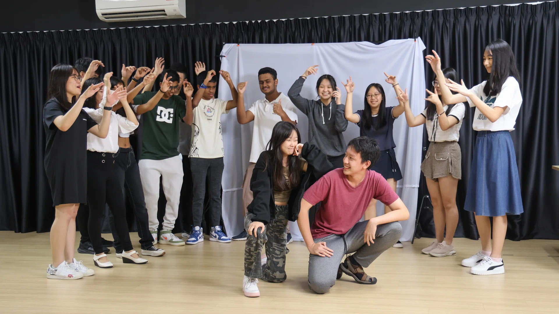 Drama Studio - A dedicated space for drama lessons and rehearsals, fostering creativity and performance skills.